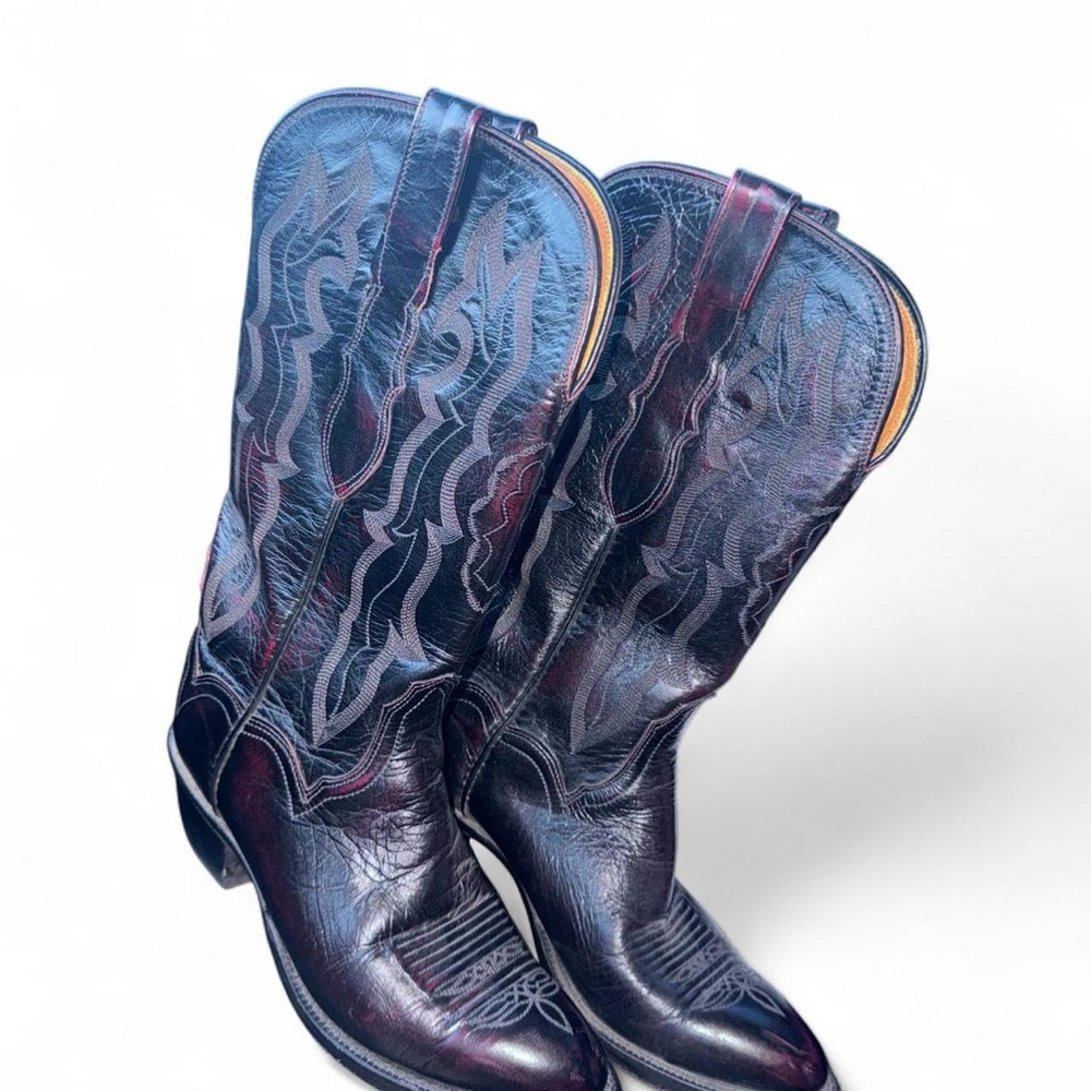 Black Cherry Luuchese 2000 Western Boots